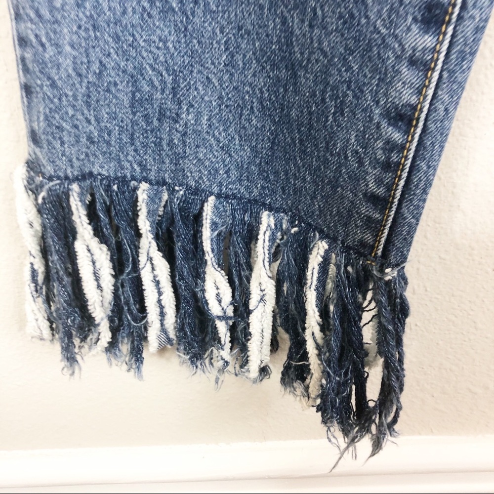 Anthropologie |  ‘Hyphen’ Crop Fringe Hem Jean - Picture 3 of 7